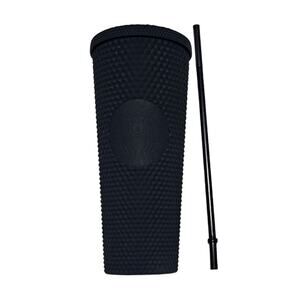 Starbucks New Venti Matte Black Soft Touch Studded Tumbler 24 oz